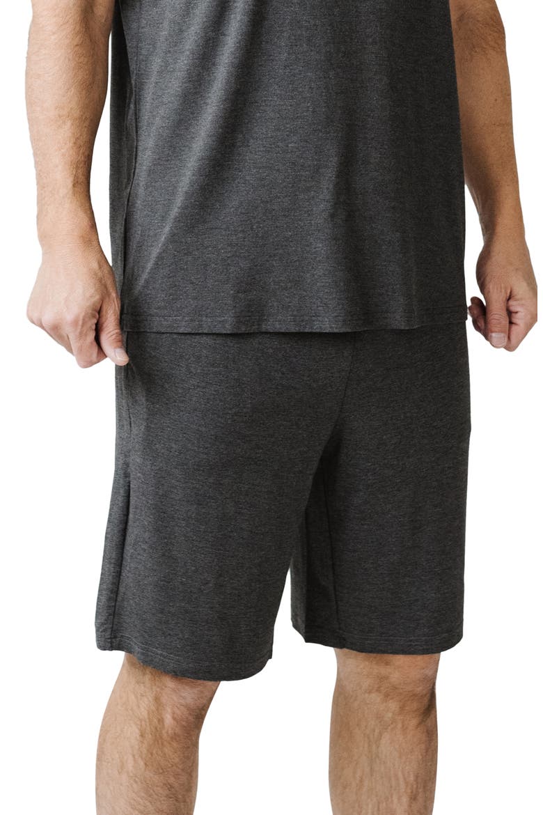 Stretch Lounge Shorts, Main, color, CHARCOAL