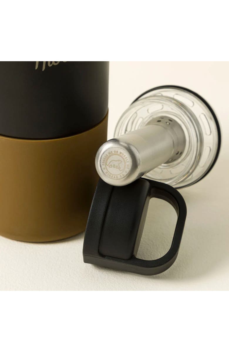 Uncommon Goods 6-in-1 Adventure Flask by Hibear, Alternate, color, Black / Brown