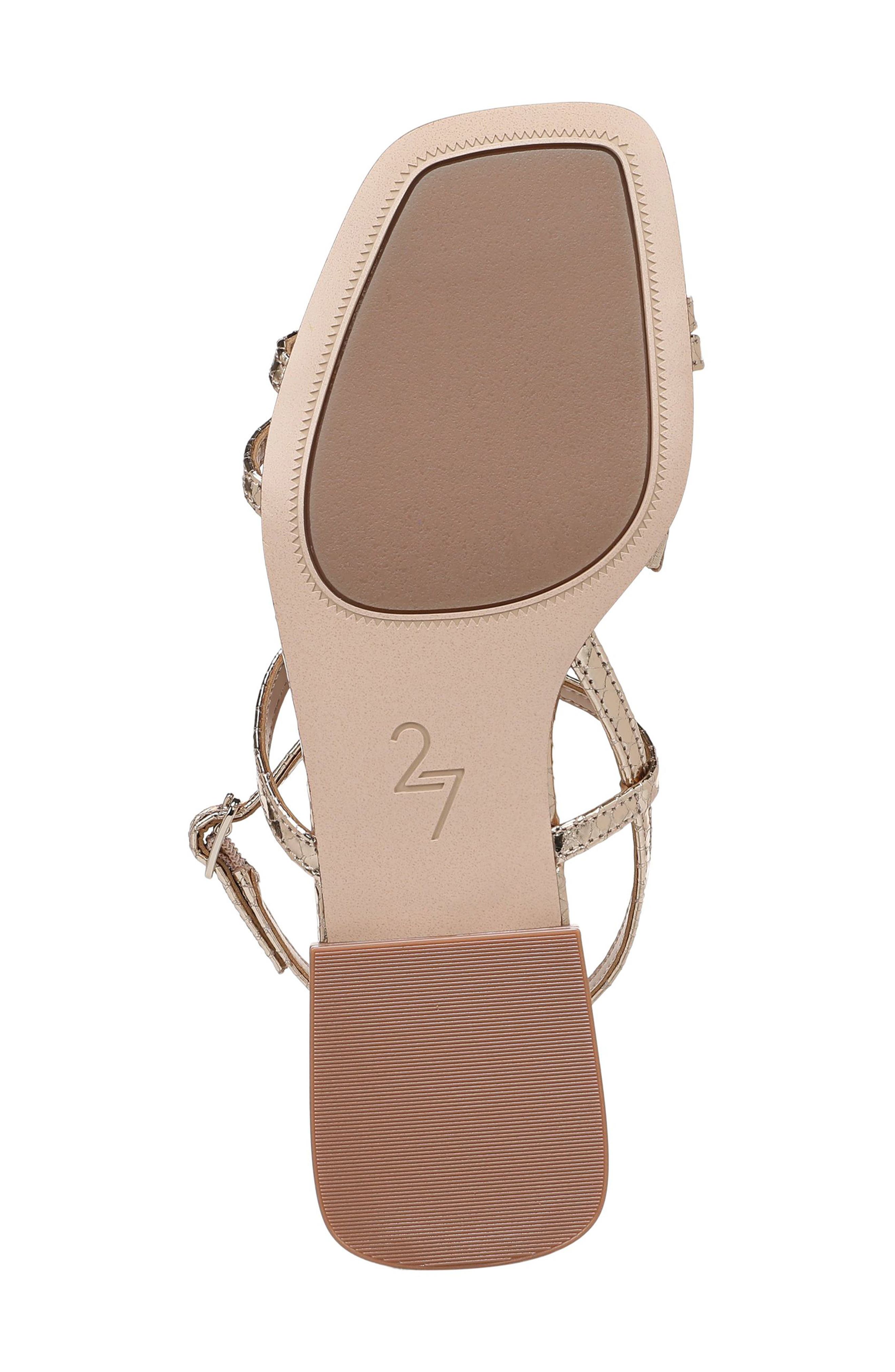 Nillie Ankle Strap Sandal, Alternate, color, LIGHT CHAMPAGNE