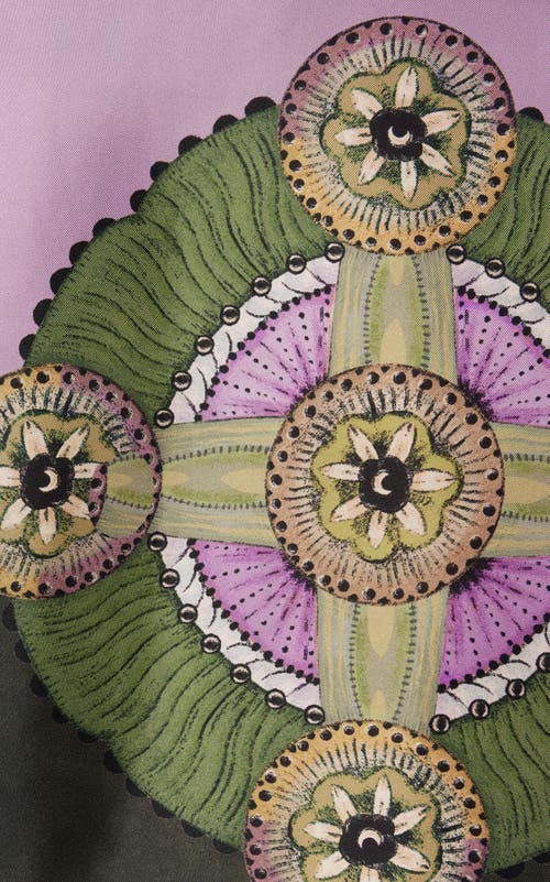 La Doublej Magnifico Dress Nucleus Placee Dusty Pink In Purple
