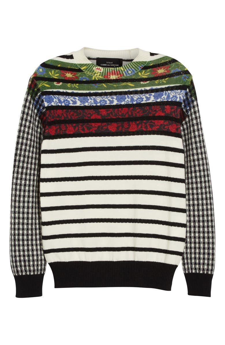 Tao Comme des Garçons Tricot Comme des Garçons Worsted Wool Sweater, Alternate, color, 