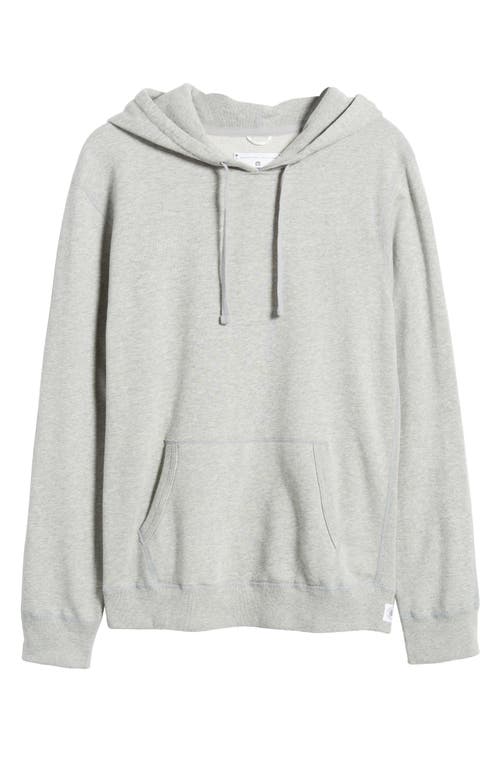 Reigning Champ Classic Fit Handcrafted Midweight Terry Hoodie In Gray
