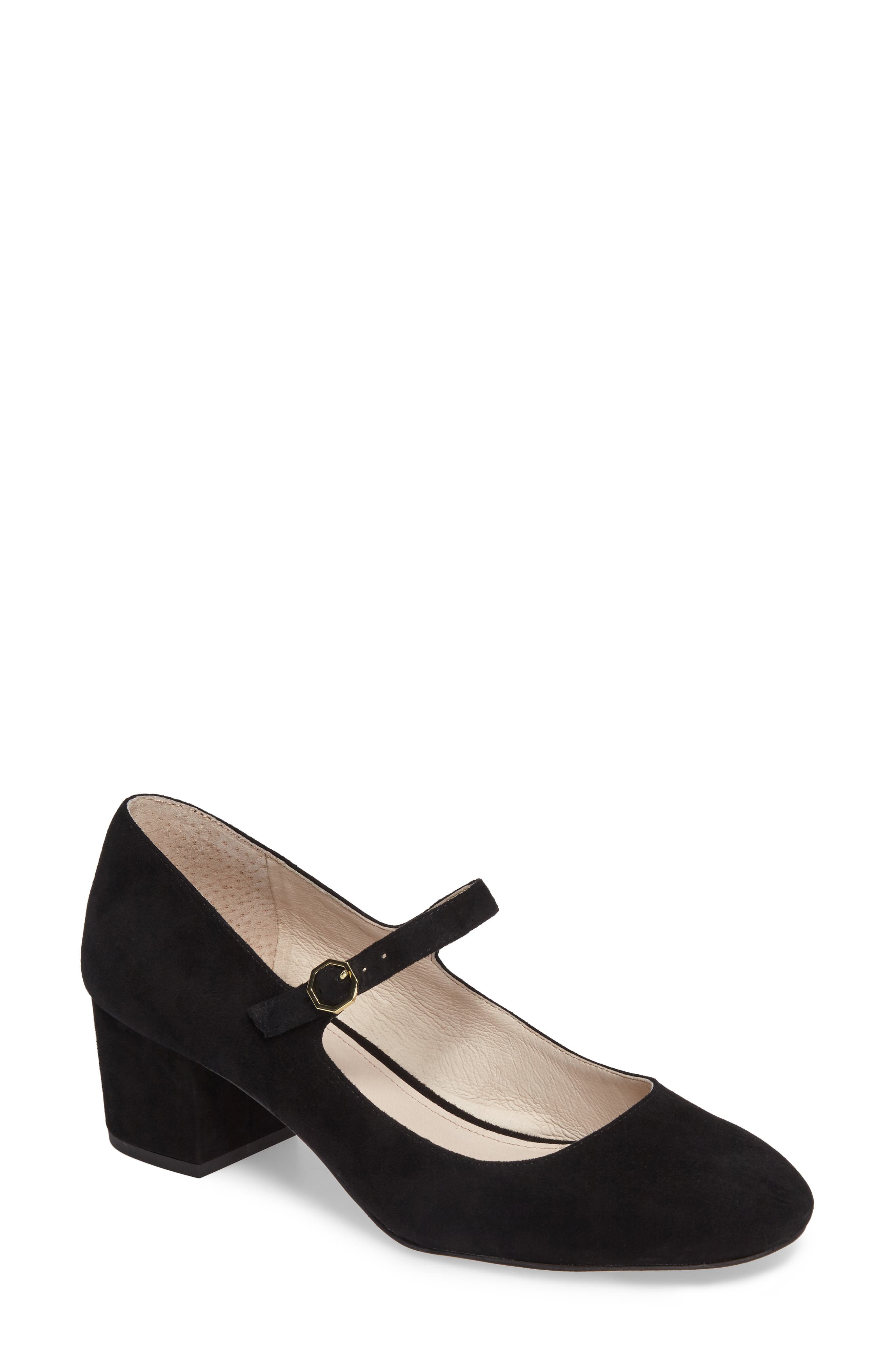 Korrie Mary Jane Pump, Main, color, BLACK SUEDE