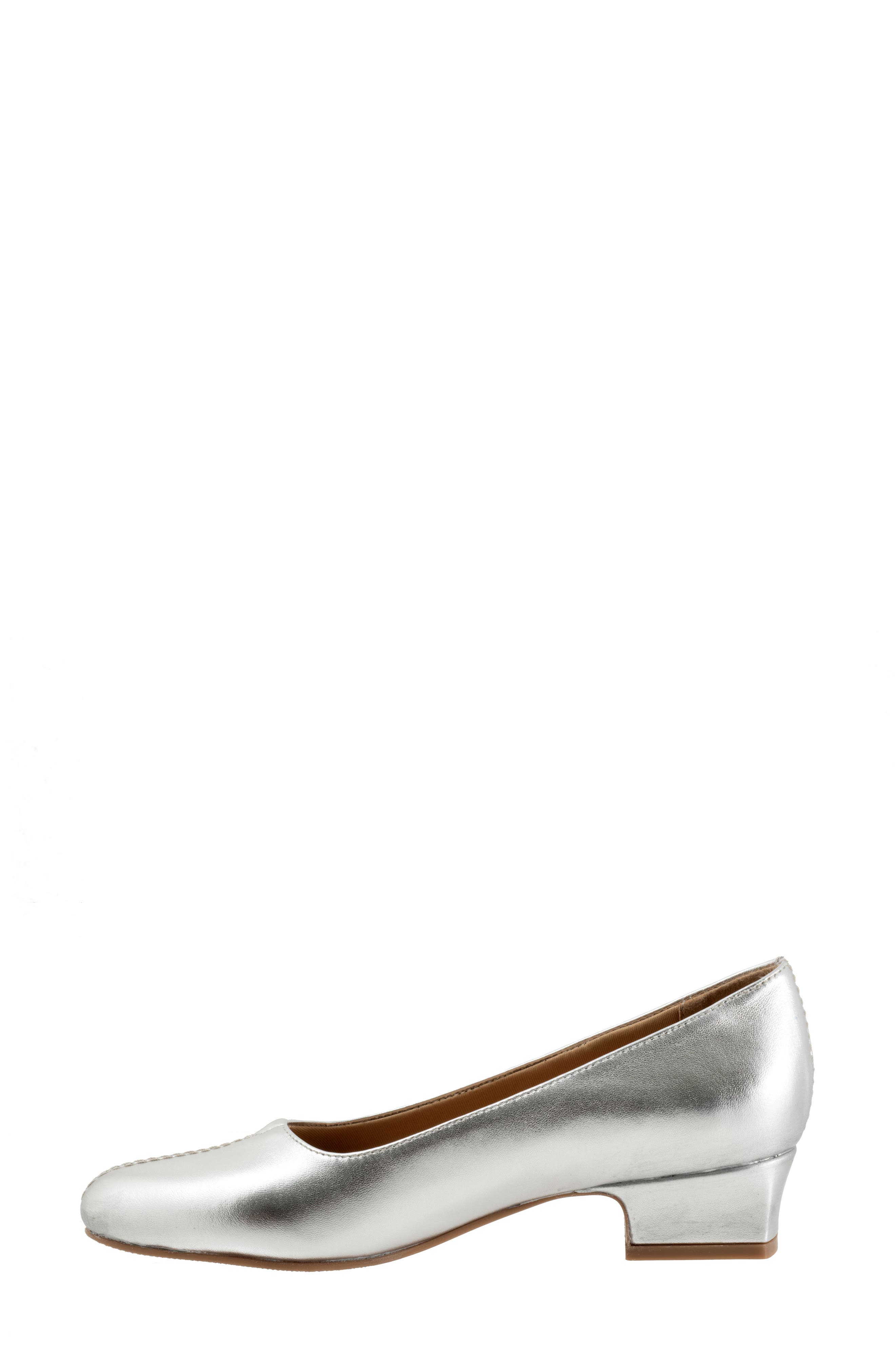 Trotters 'Doris' Pump, Alternate, color, Silver