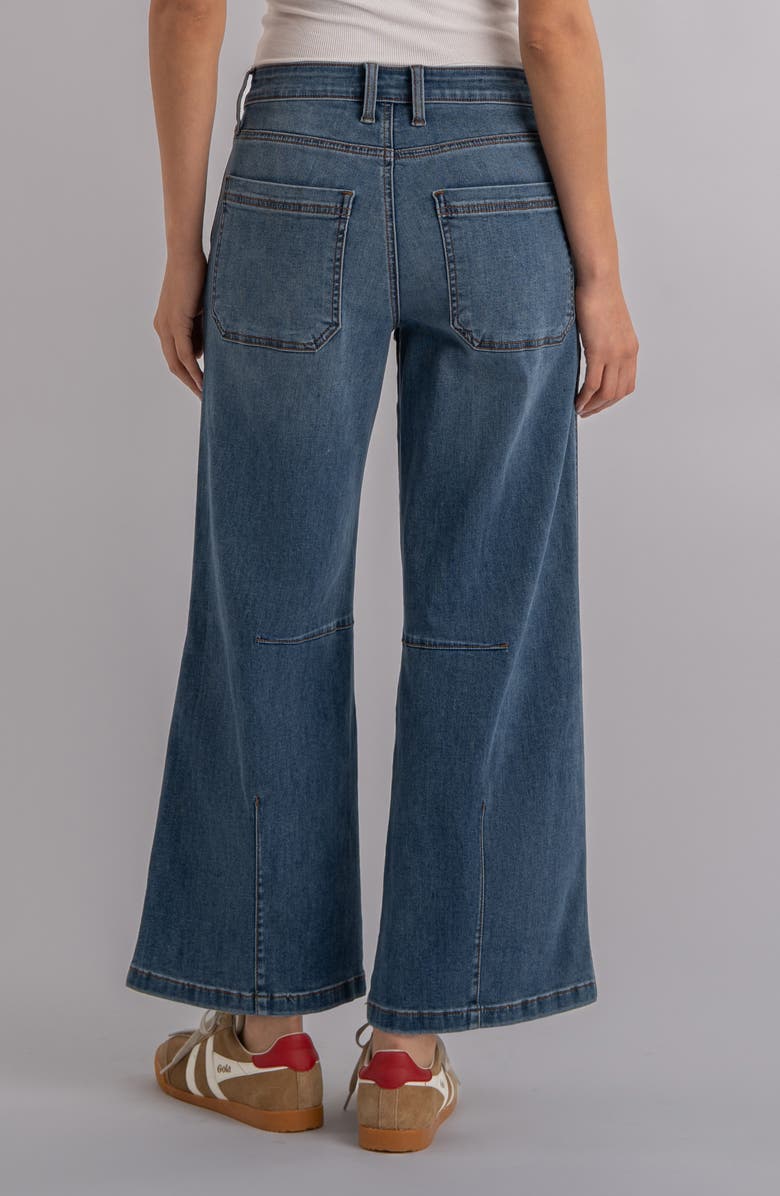 KUT from the Kloth Meg Slant Pocket High Waist Wide Leg Jeans, Alternate, color, Acutely