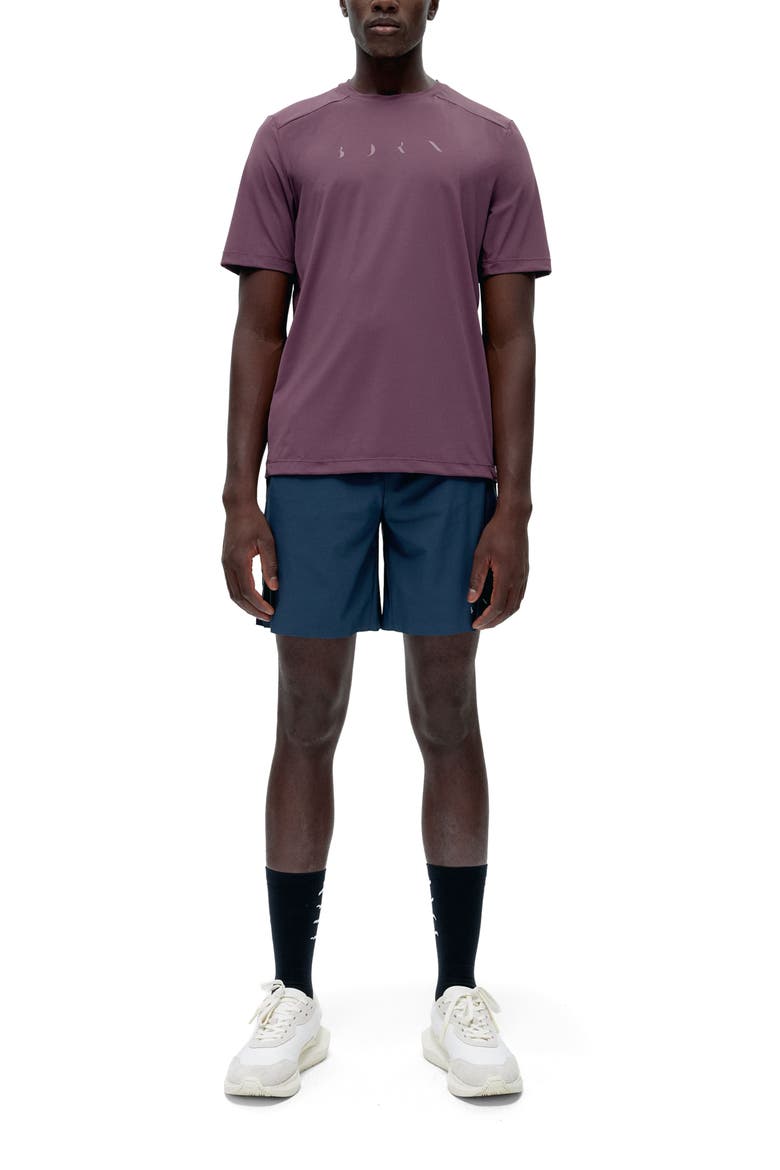Orinoco Performance Sports Short, Alternate, color, Denim