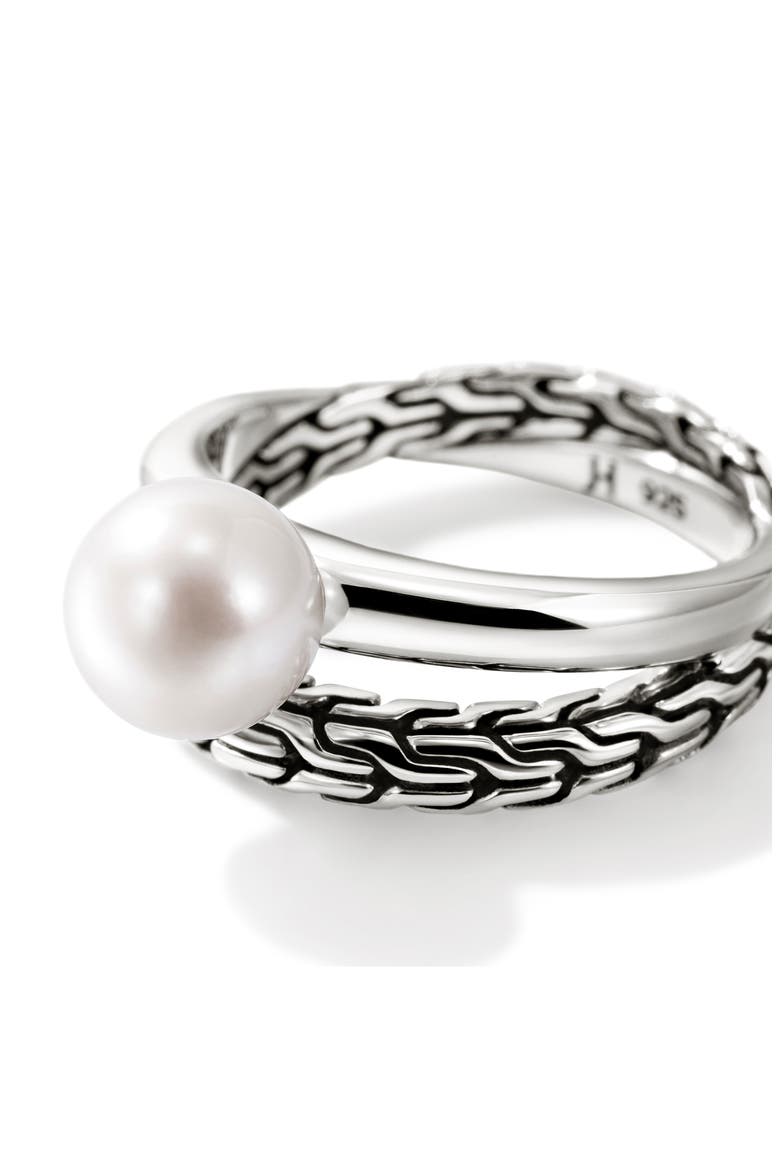 JH Essentials Pearl Ring, Alternate, color, SILVER/PEARL