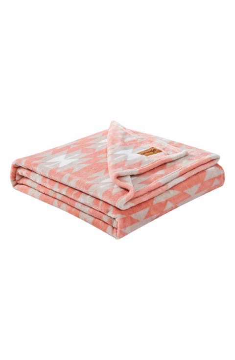 Southwestern Plush Fleece Throw - 50" x 60"