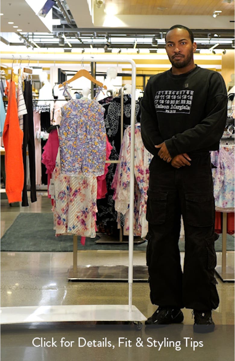 Scalloped Floral Short Romper, sales video thumbnail