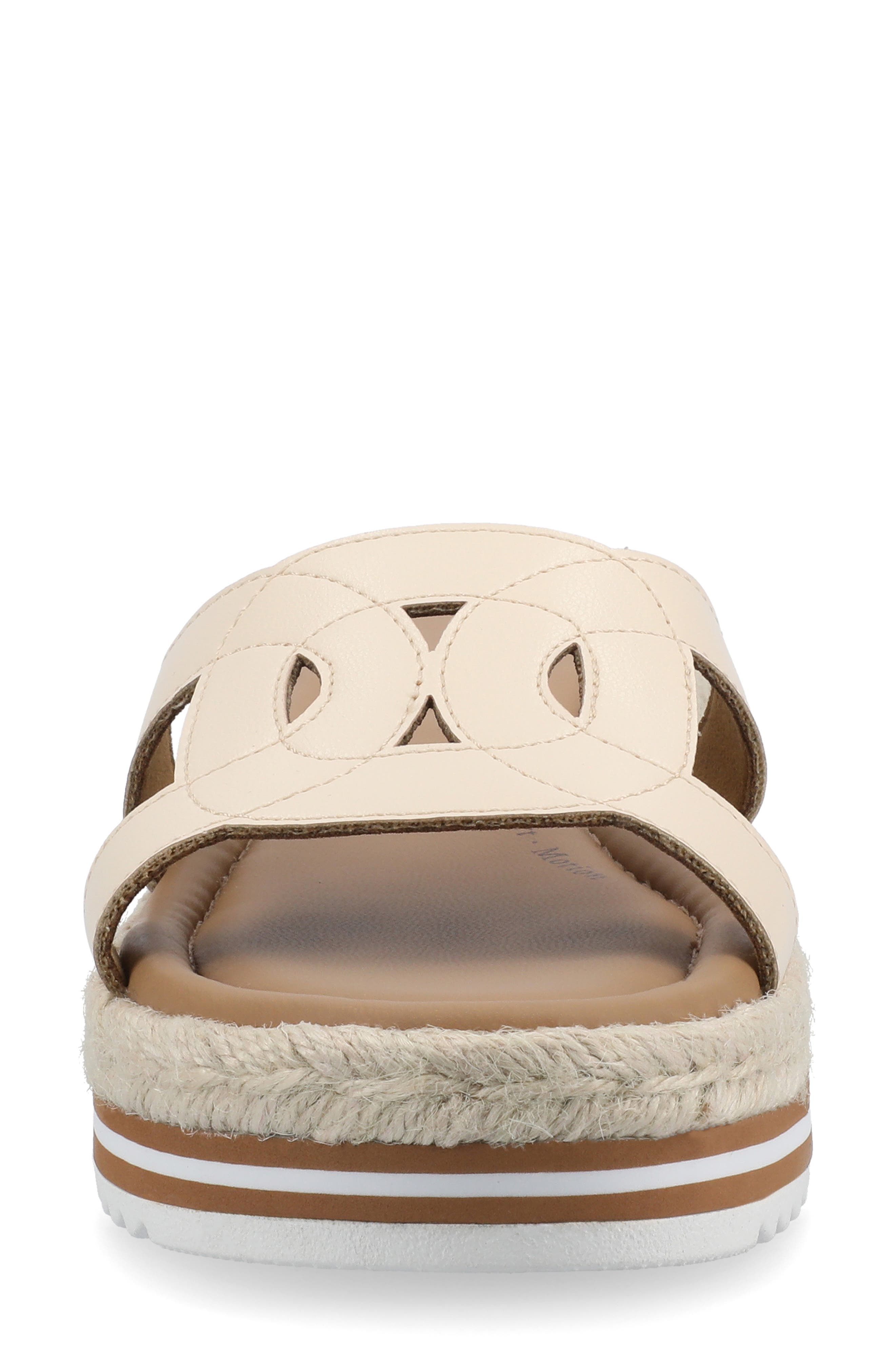 Rosalinda Slide Sandal, Alternate, color, BONE/ BONE