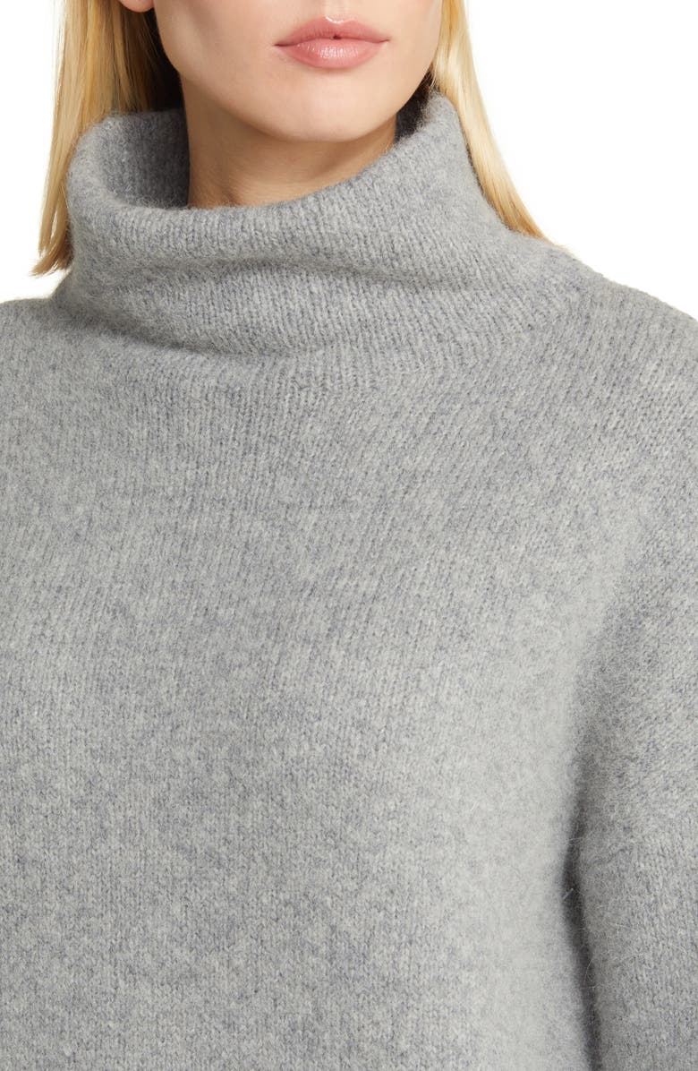 Nordstrom Fuzzy Cowl Neck Sweater, Alternate, color, 