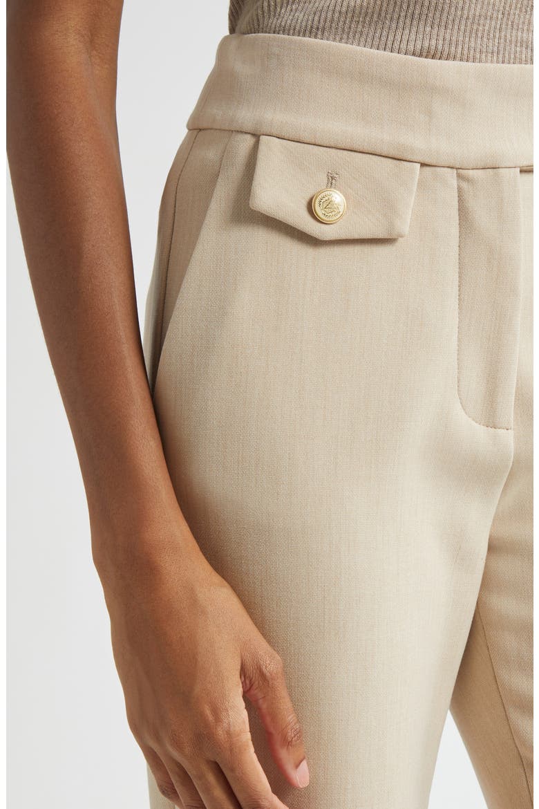 Renzo Crop Trousers, Alternate, color, HEATHERED SAND