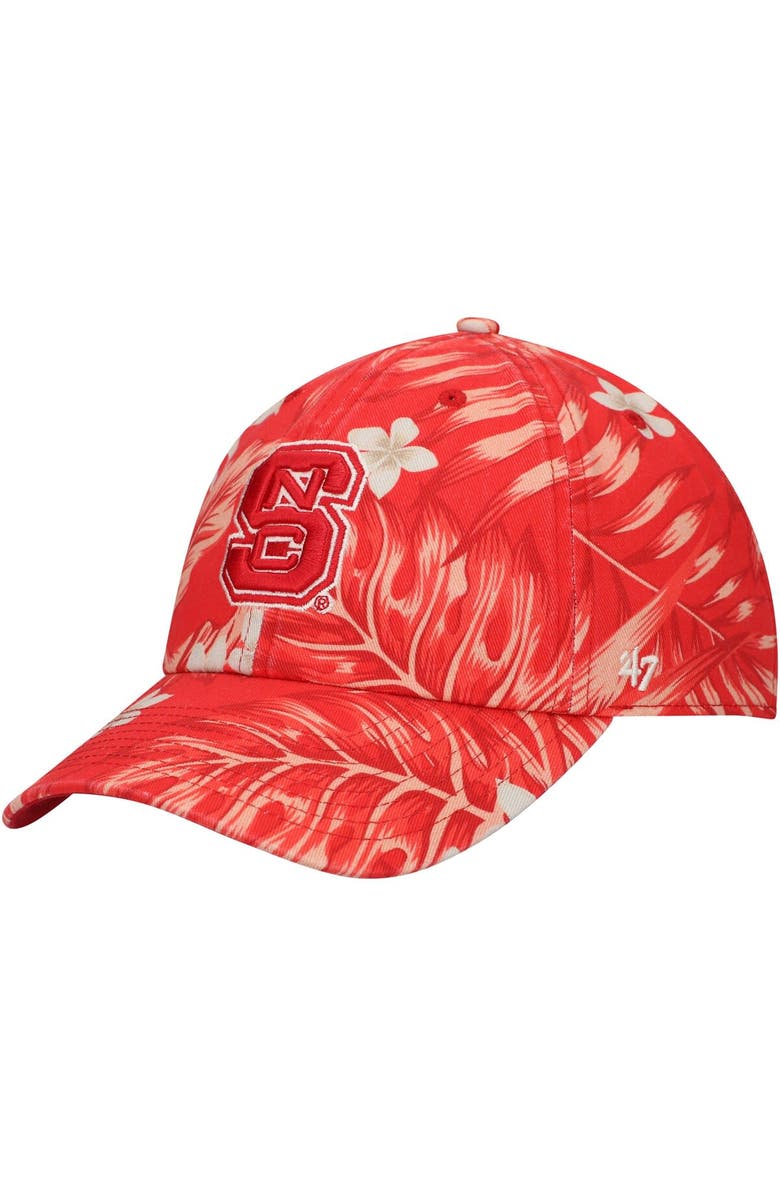 '47 Men's '47 Red NC State Wolfpack Tropicalia Clean Up Adjustable Hat, Main, color, Red
