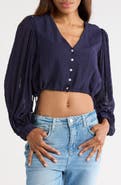 FRNCH Nydia Woven Top