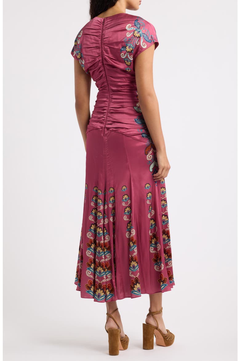 Nikita Winter Embroidered V-Neck Maxi Dress, Alternate, color, DANIELA GREEN