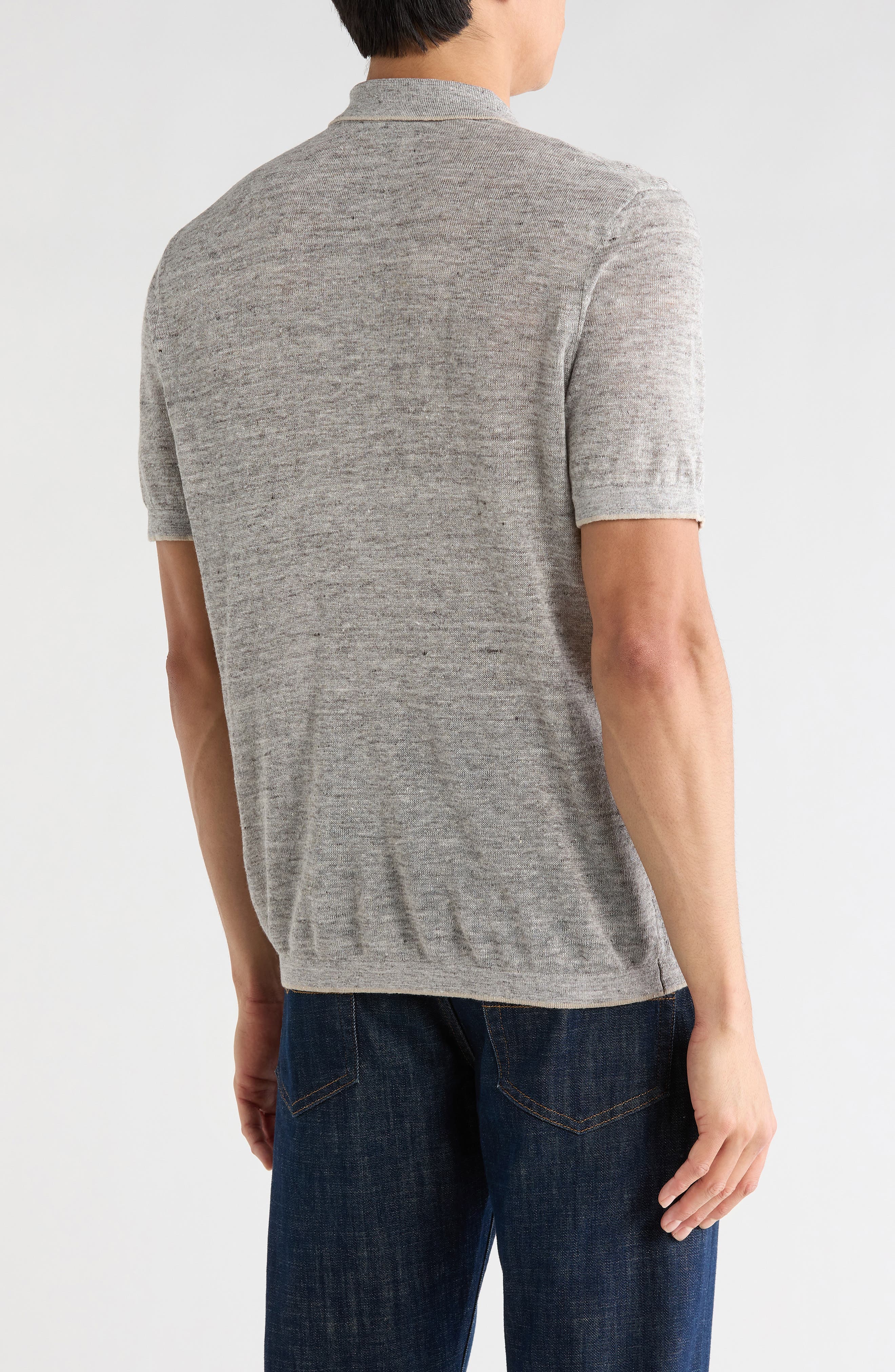 Costa Short Sleeve Sweater Polo - image 2