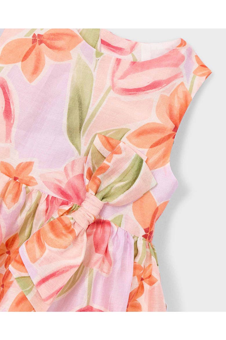 Floral Bow Dress, Alternate, color, Pink