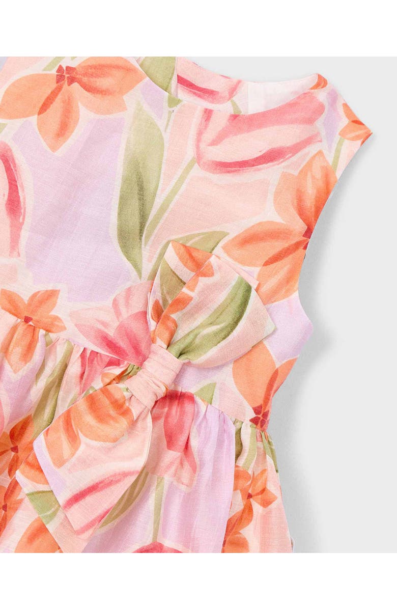Mayoral Floral Bow Dress, Alternate, color, Pink