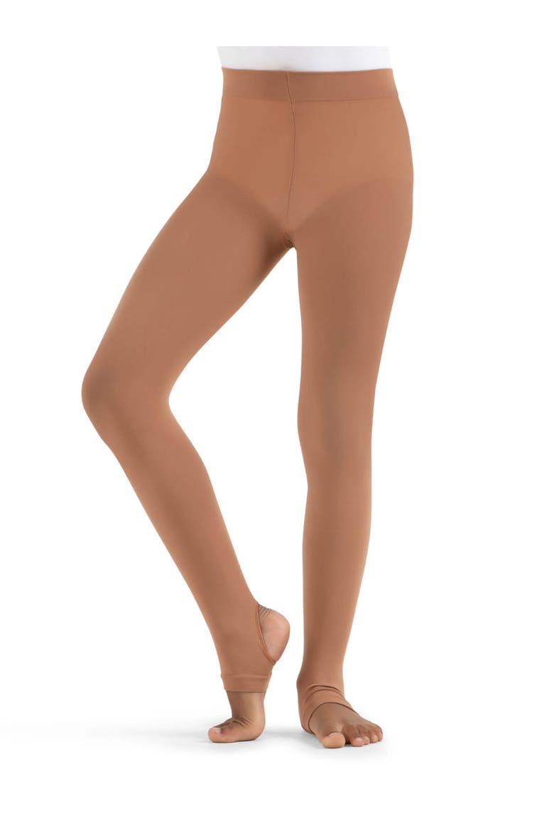 Ultra Soft Self Knit Waistband Stirrup Tight, Alternate, color, bright pink