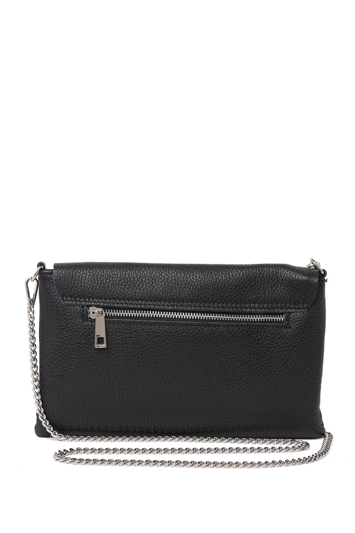 GIORGIO COSTA Leather Chain Crossbody Clutch, Alternate, color, 
