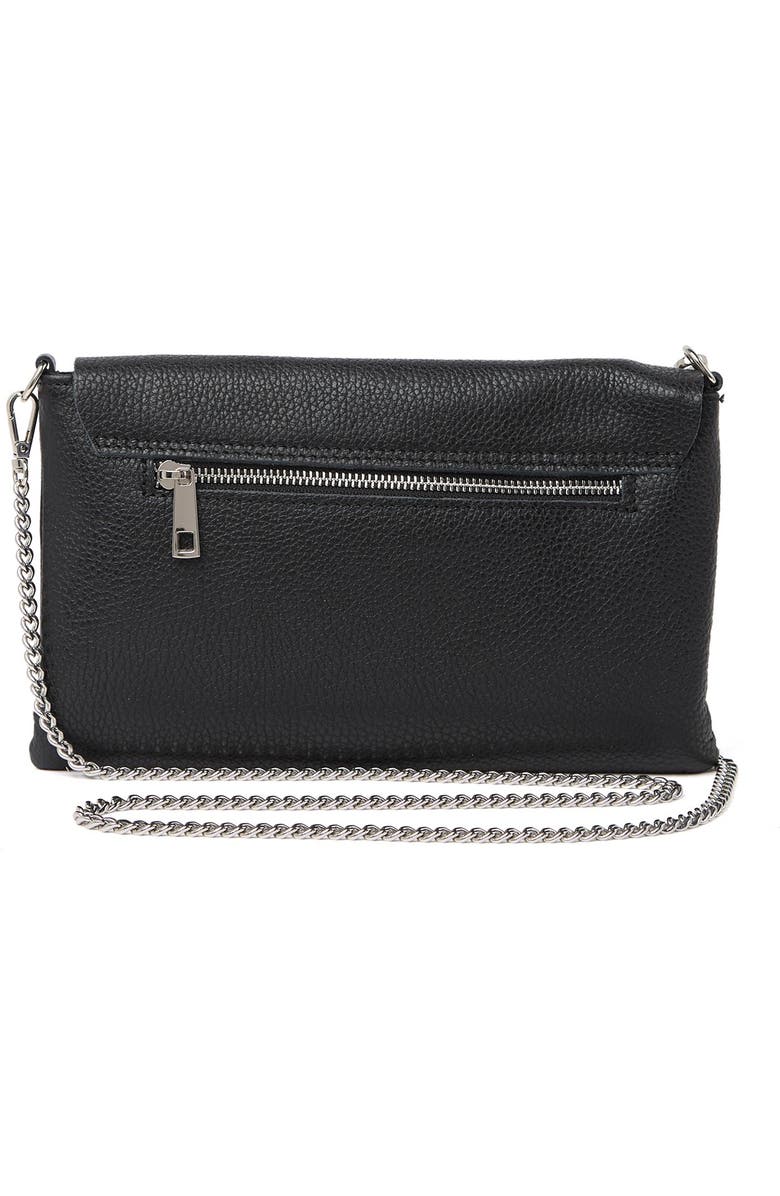 GIORGIO COSTA Leather Chain Crossbody Clutch, Alternate, color,