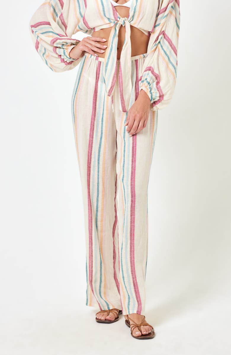 LSPACE Lily Cover-Up Pants, Main, color, It Comes In Waves