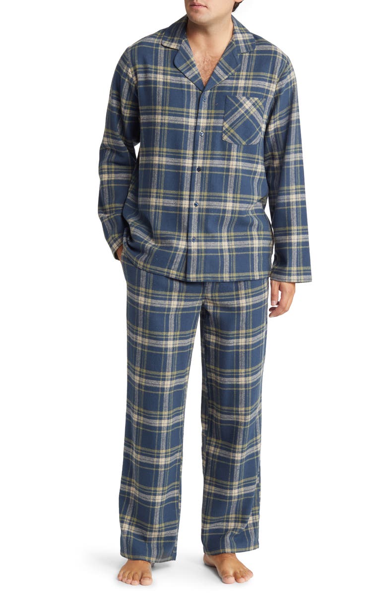 Nordstrom Cotton Flannel Pajamas, Main, color, 