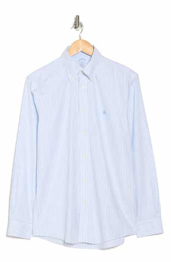 Brooks Brothers Non-Iron Plaid Cotton Stretch Oxford Button-Down Shirt