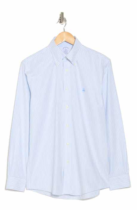 Brooks Brothers Non-Iron Plaid Cotton Stretch Oxford Button-Down Shirt