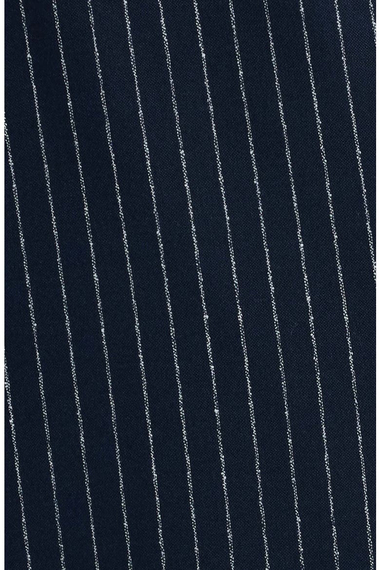 Pinstripe Blazer, Alternate, color, NAVY