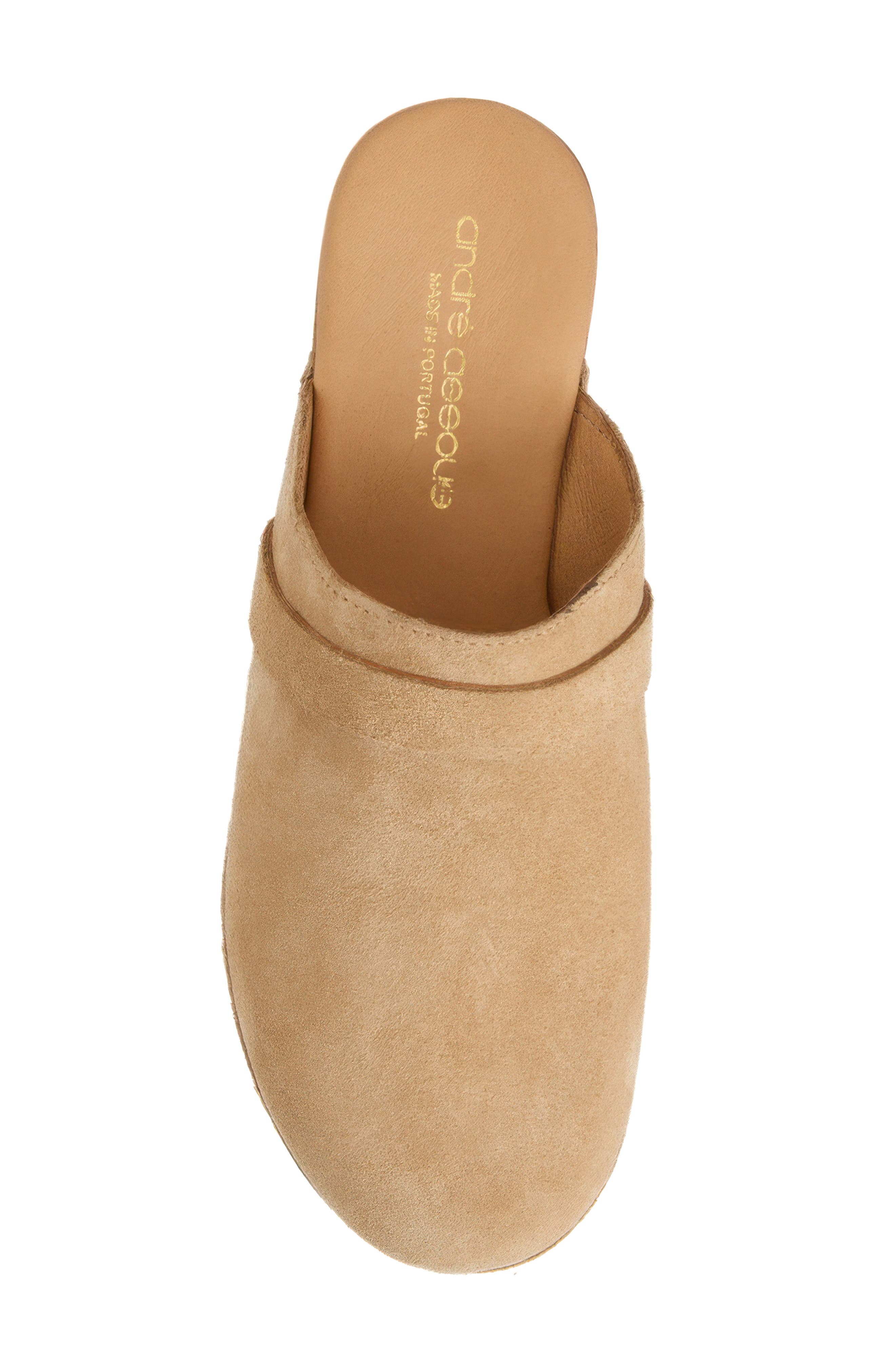 Olivia Clog, Alternate, color, SAND SUEDE