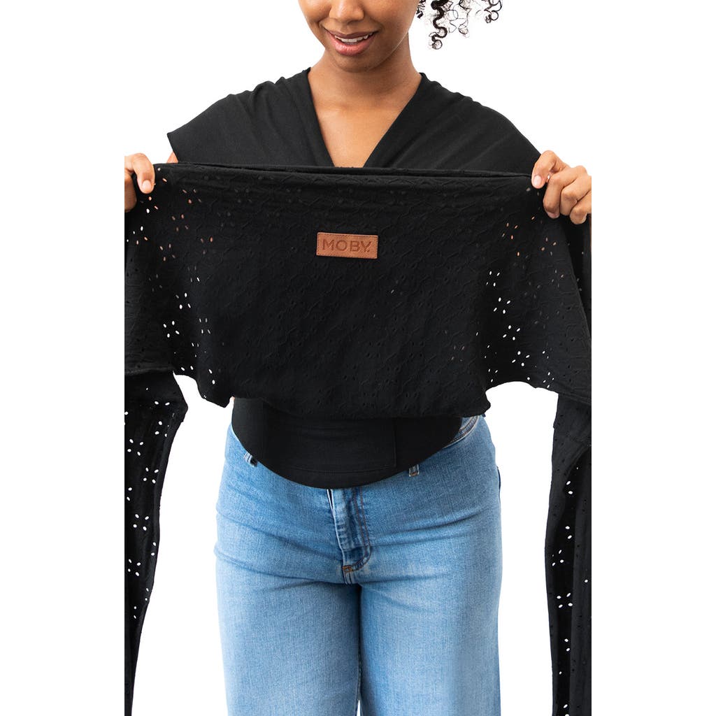 MOBY Embroidered Eyelet Easy-Wrap Baby Carrier