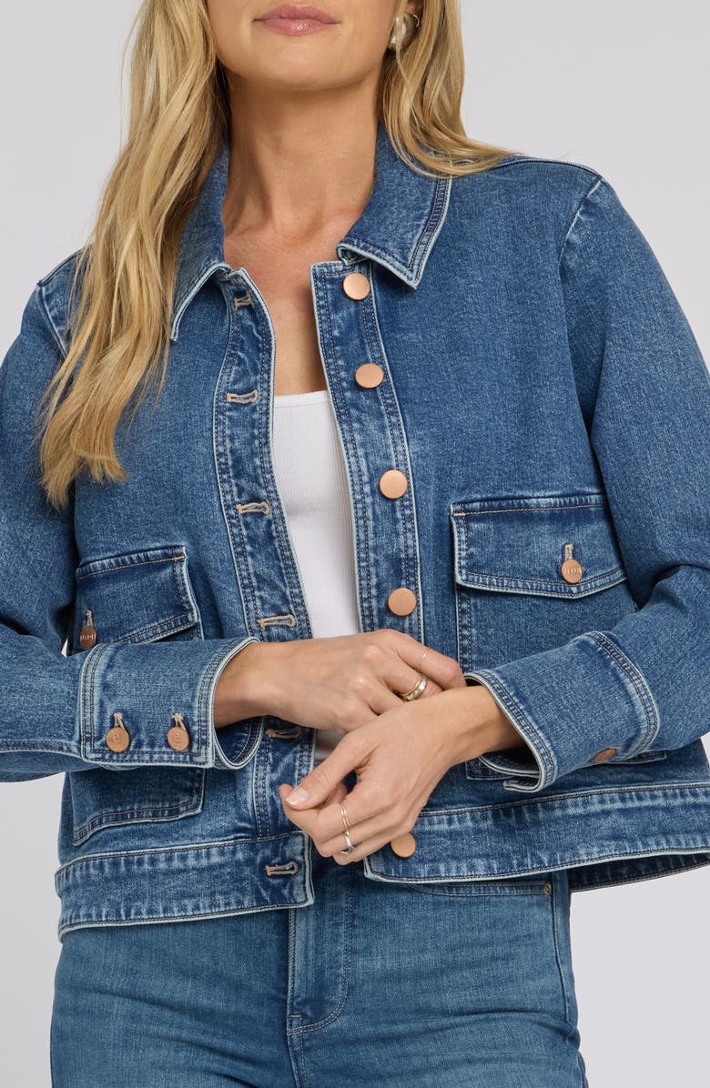 NYDJ Denim Jacket, Main, color, Salton