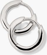 MEJURI Tube Huggie Hoops