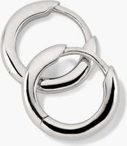 MEJURI Tube Huggie Hoops