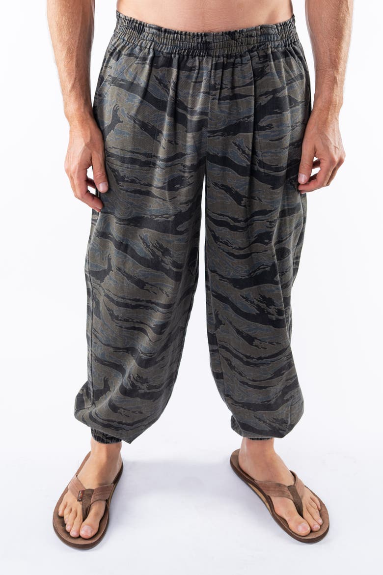 Gender Inclusive Camo Day Pants, Alternate, color, Ocean Tiger Camo