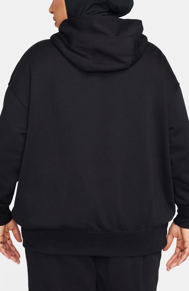 Nike Sportswear Phoenix Fleece Pullover Hoodie, Alternate, color, 010 Black/Sail