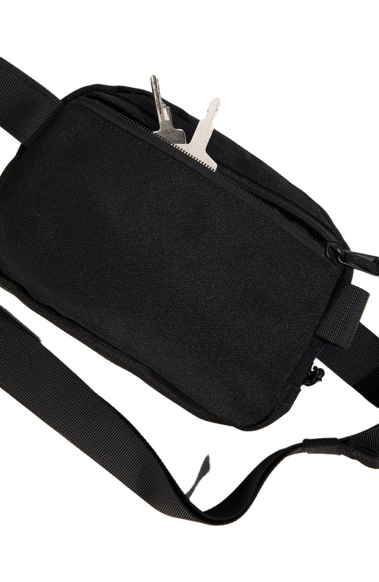 United By Blue (Re)volution 1L Belt/Sling Bag, Alternate, color, Black
