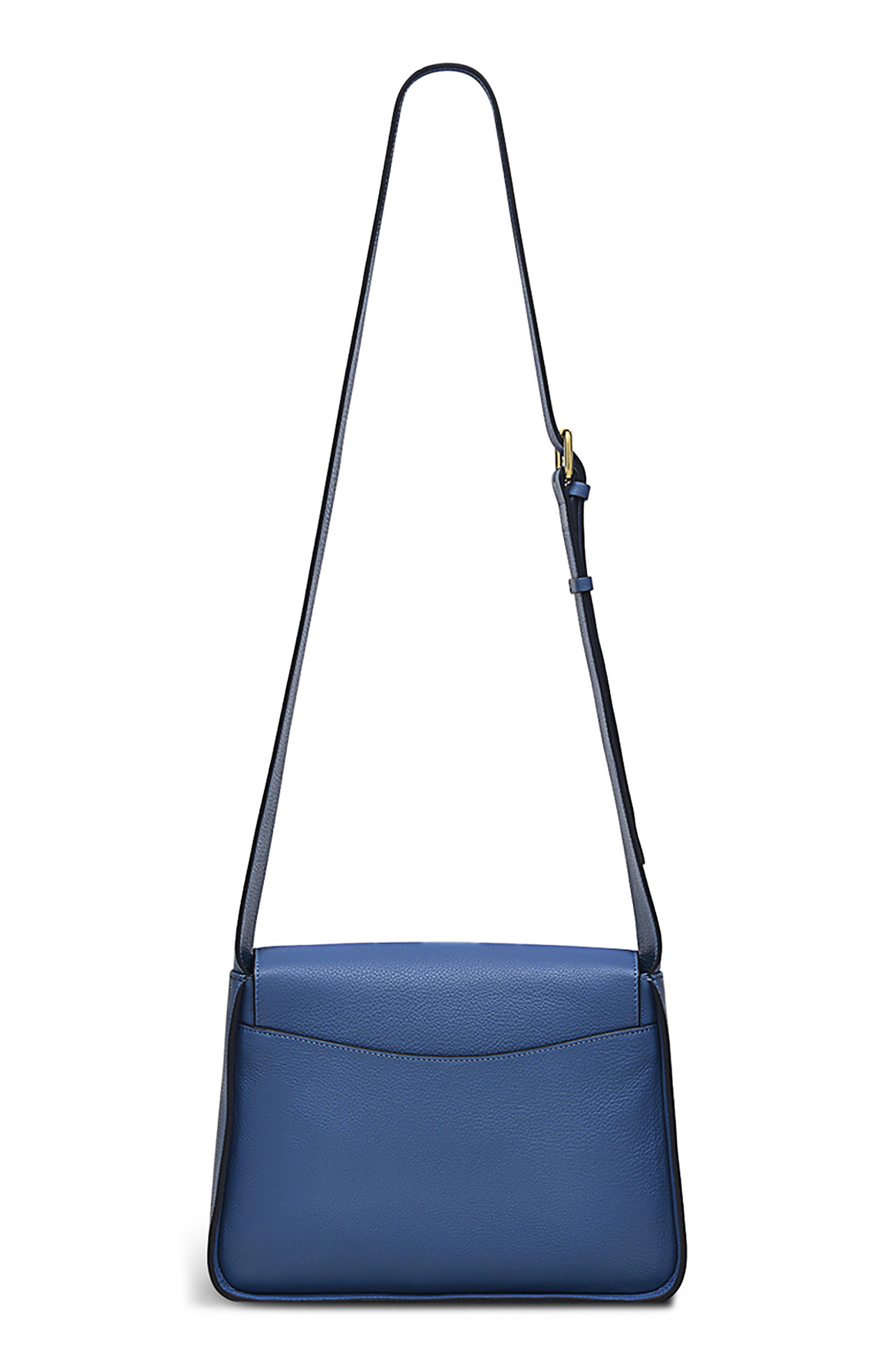 Radley Westwell Lane Leather Crossbody Bag, Alternate, color, Boathouse