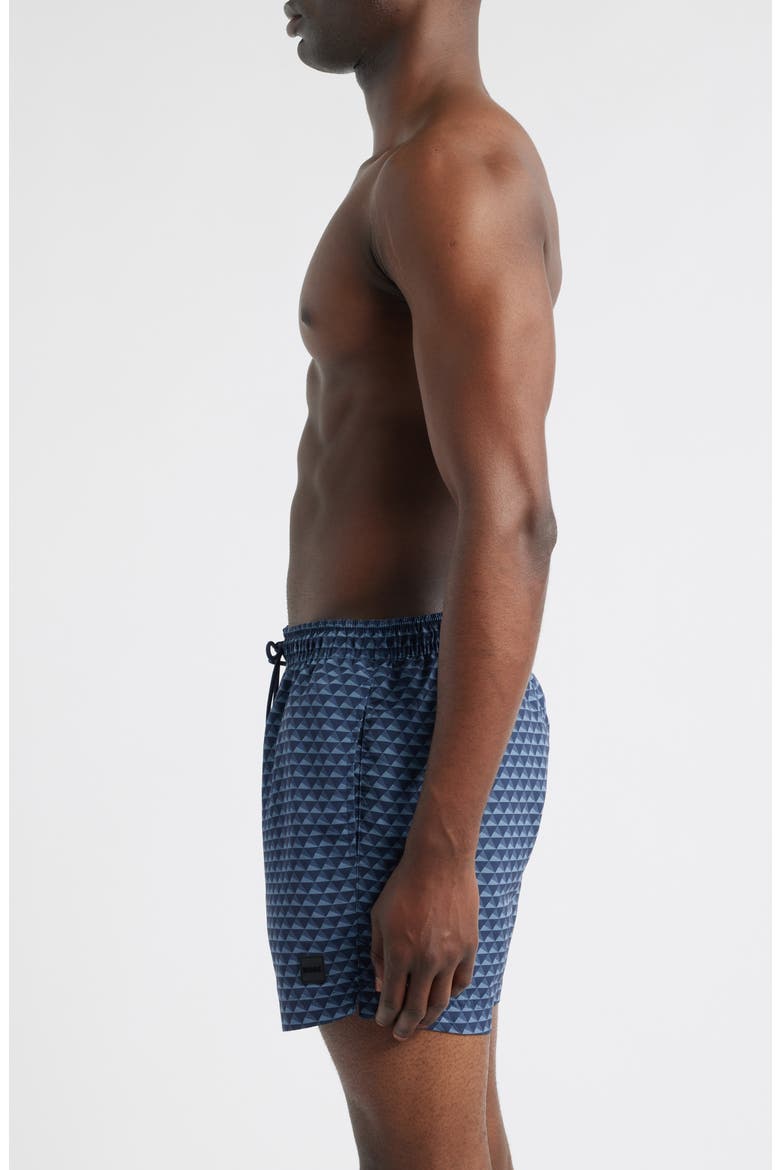 Vibe Recycled Polyester Swim Trunks, Alternate, color, NAVY