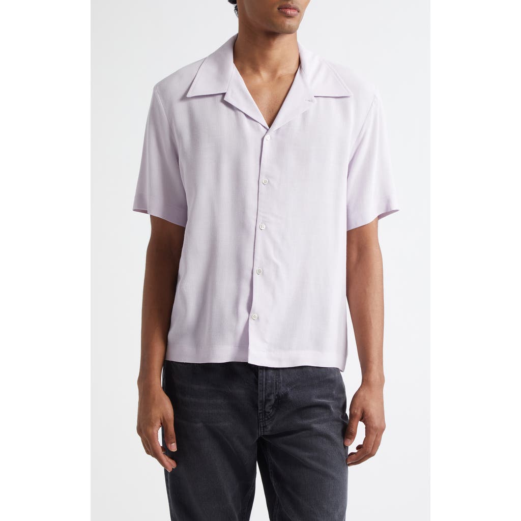 Séfr Noam Short Sleeve Button-Up Shirt in Arizona Lilac  product