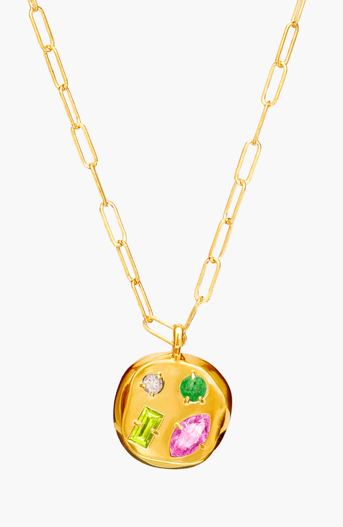 Birthdate Co. The October Birthdate Gold Pendant In October 2nd - Gold