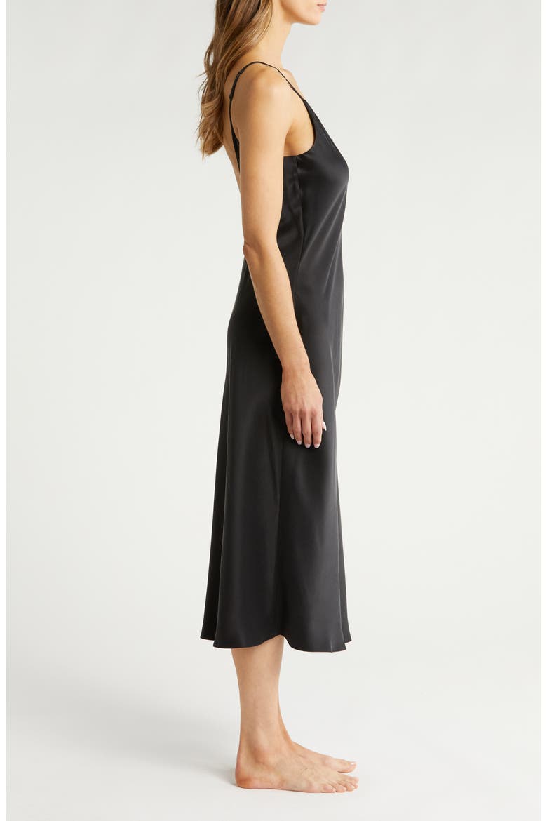 Washable Silk Slipdress Nightgown, Alternate, color, IMMERSED BLACK