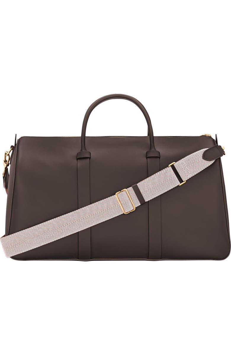 Longchamp Daylong Chevron XL Travel Messenger Bag, Alternate, color, Mocha