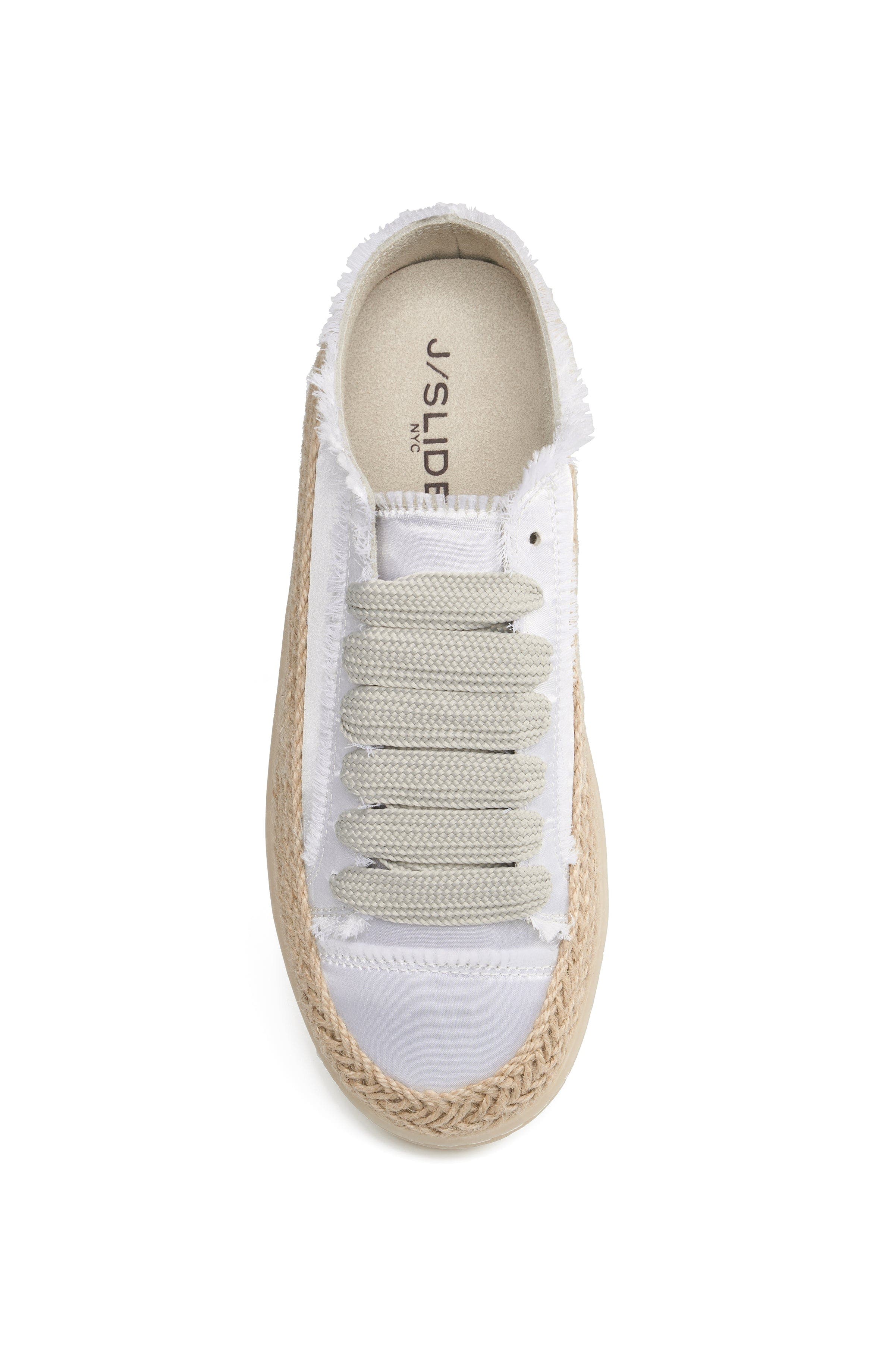 Henlen Satin Mule Sneaker, Alternate, color, White