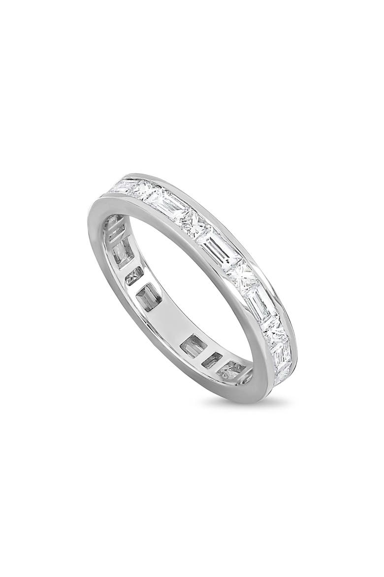 18K Gold Gatsby 3.2mm Natural Diamond Eternity Ring (Online Trunk Show), Main, color, 18K WHITE GOLD/ DIAMOND