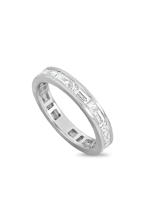 18K Gold Gatsby 3.2mm Natural Diamond Eternity Ring