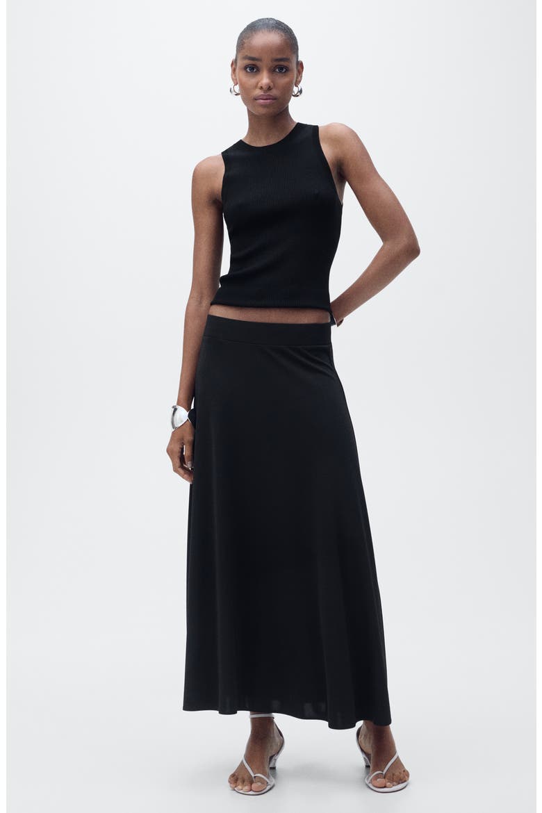 Karl Rib Tank, Alternate, color, BLACK