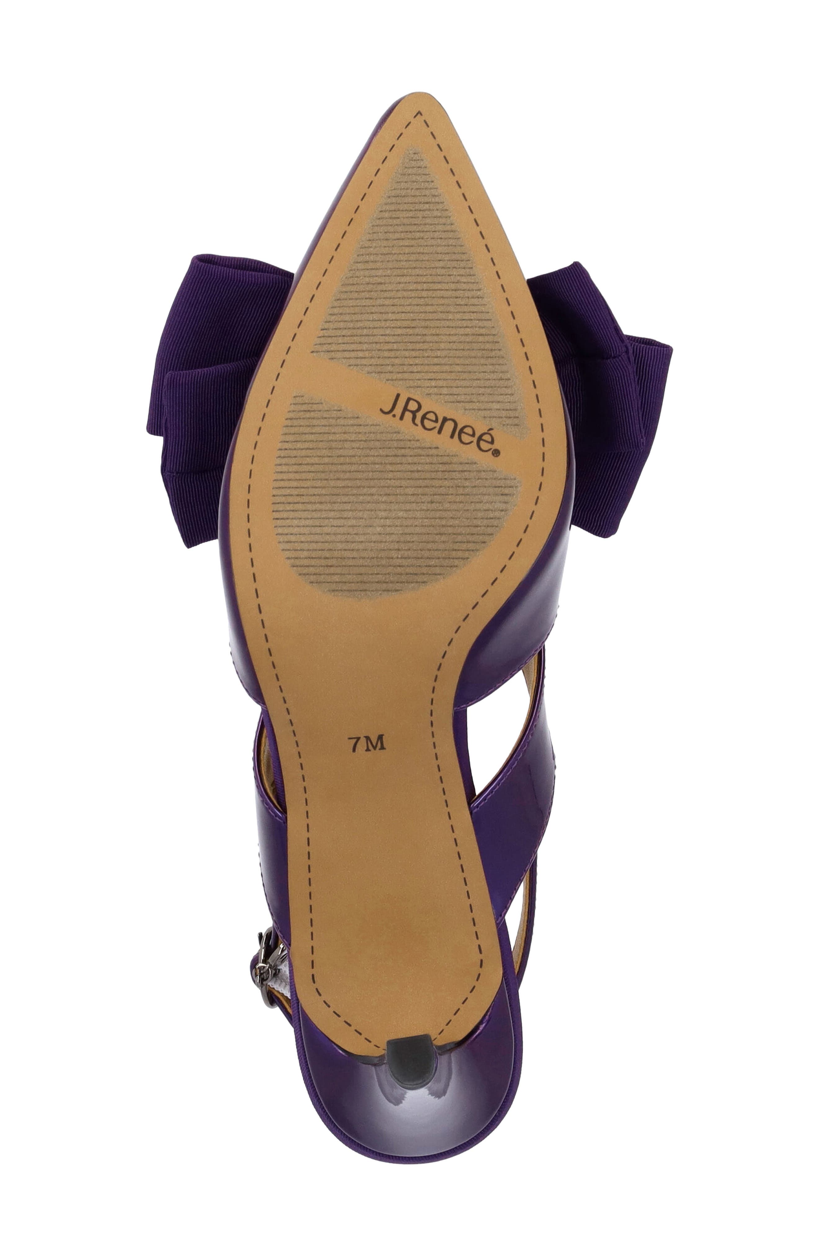 Morigen Slingback Pointed Toe Pump, Alternate, color, PURPLE