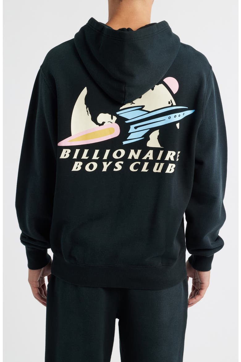 New World Graphic Hoodie, Alternate, color, BLACK